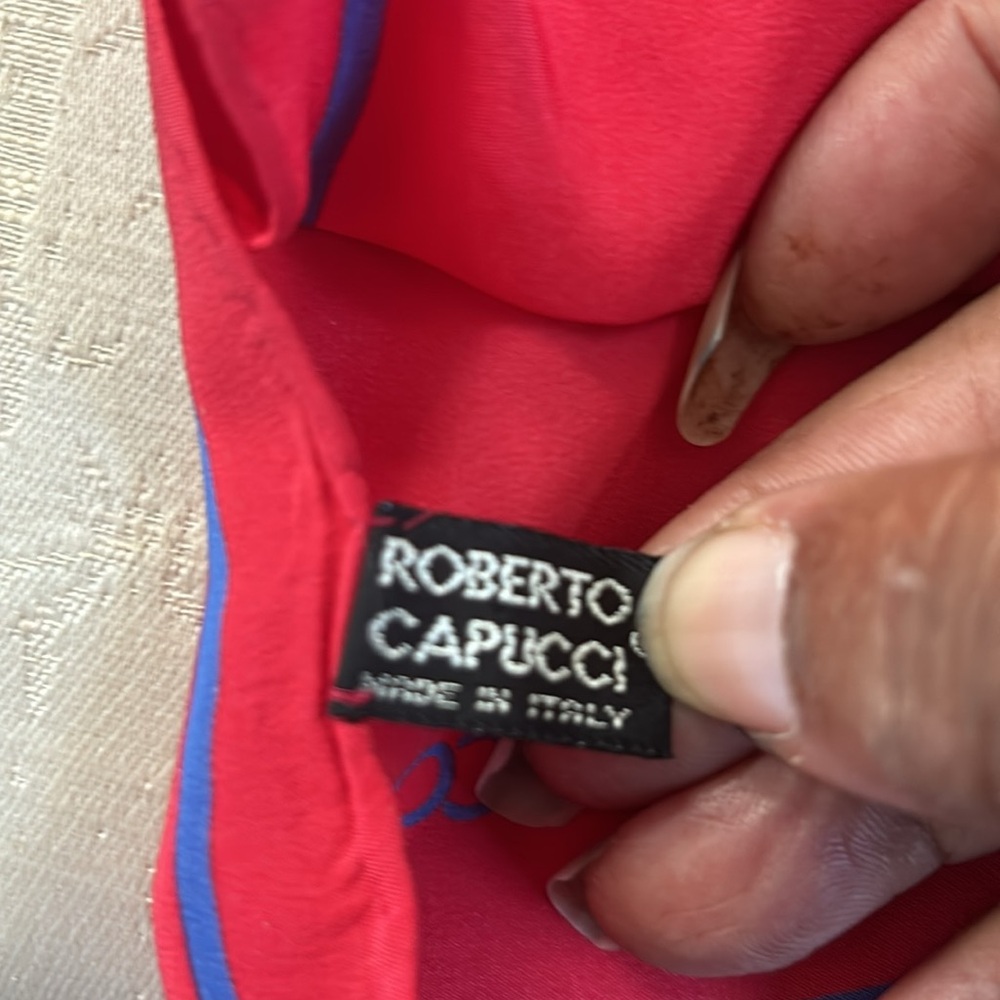 Roberto Capucci Silk Scarf - Picture 3 of 6
